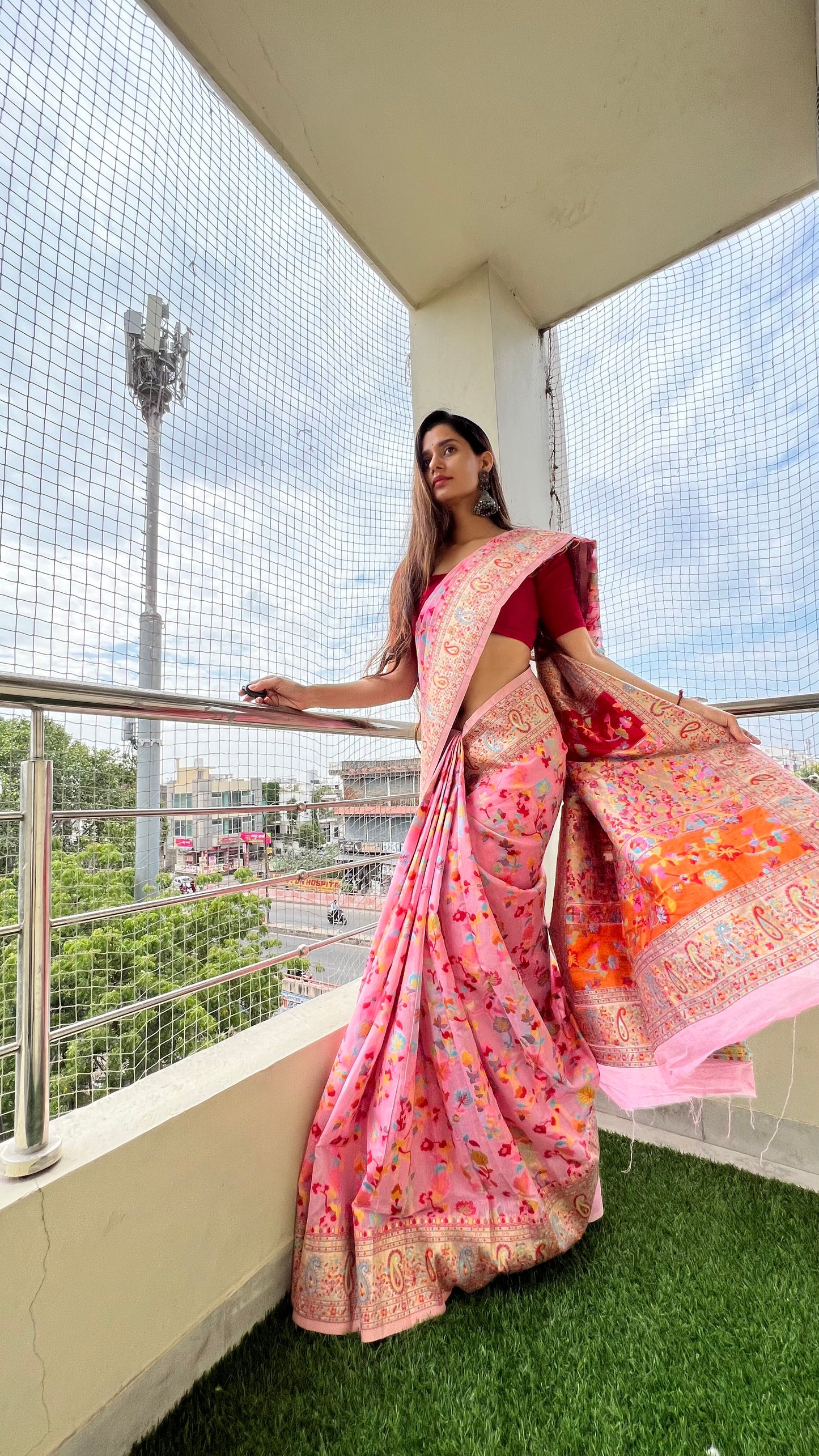 kashmirisilk weaving saree