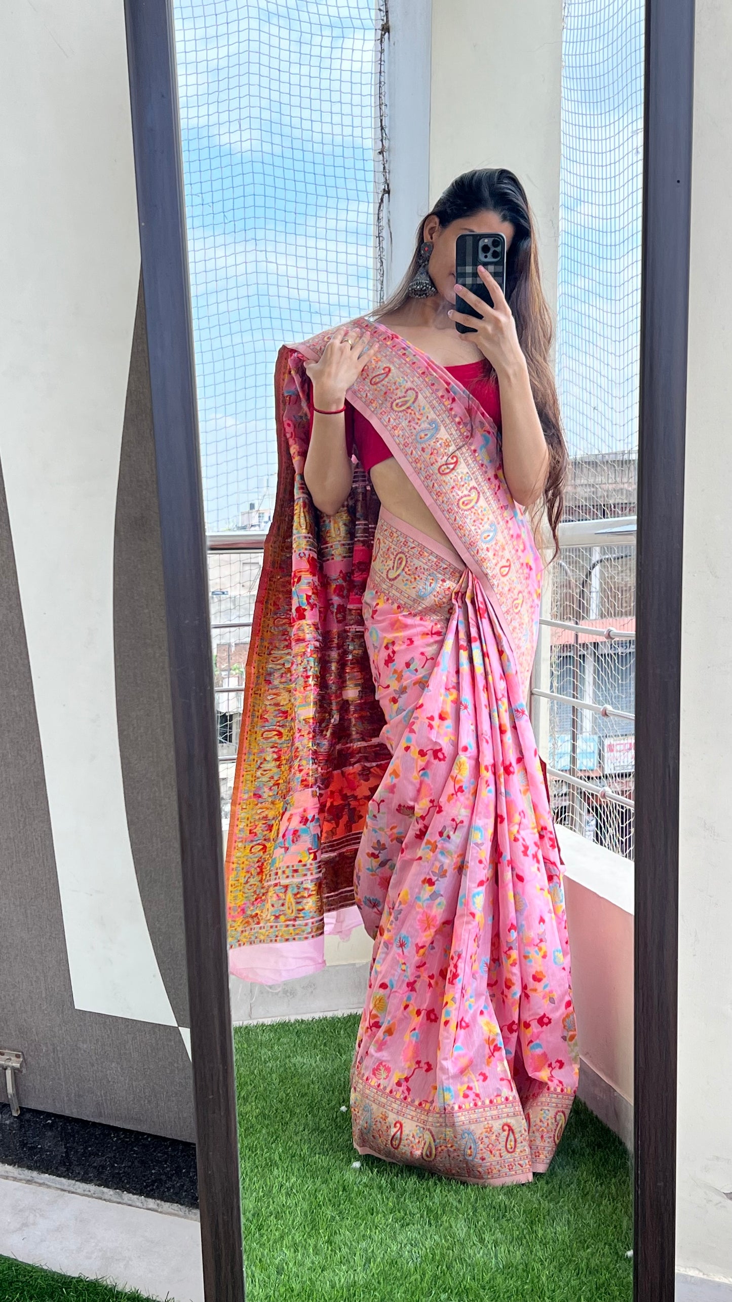kashmirisilk weaving saree