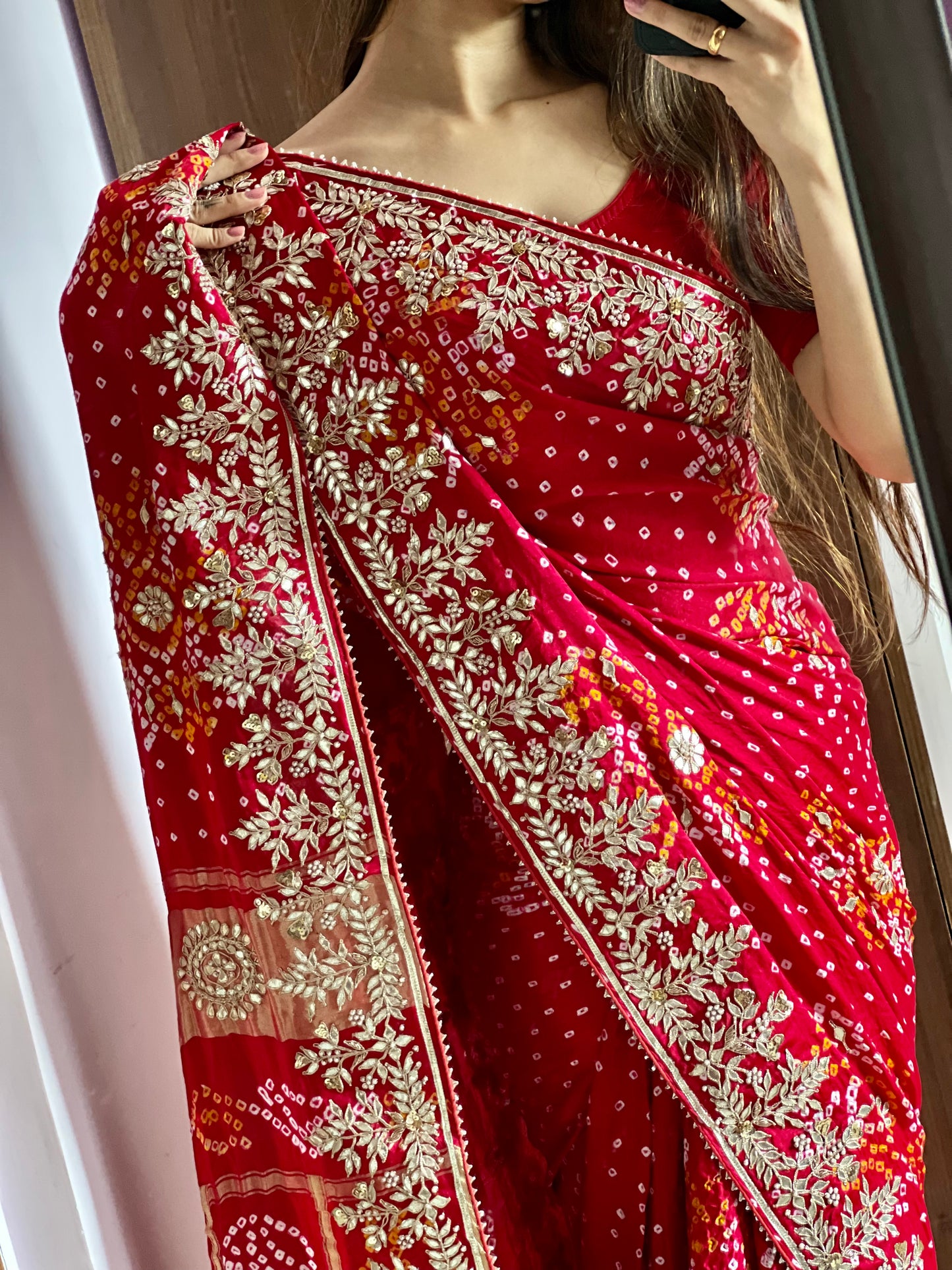 Karwachauth Special. Pure Gaji Silk saree