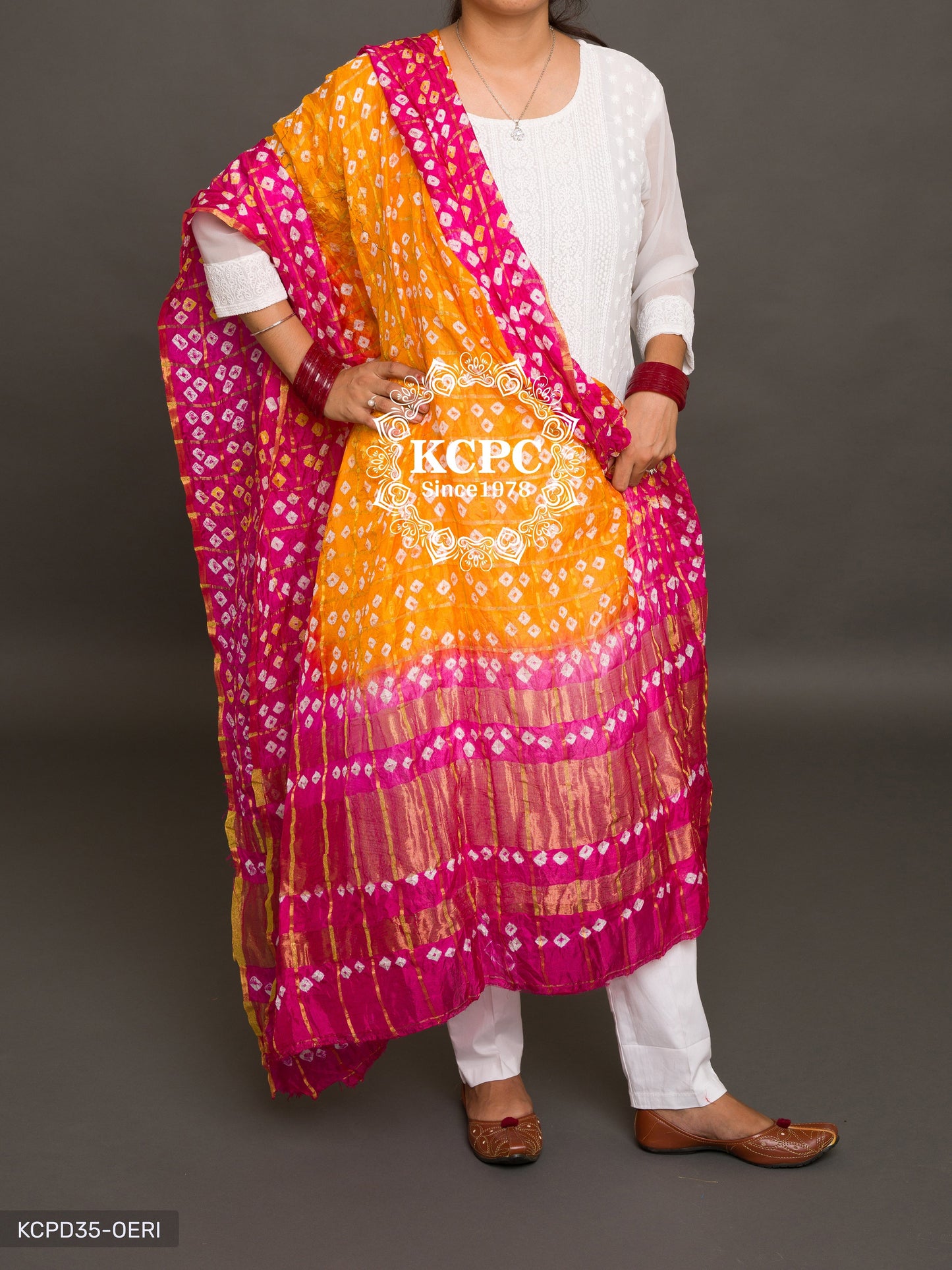 Ghatchola Bandhej Silk Dupattas Or Kc Dupatta