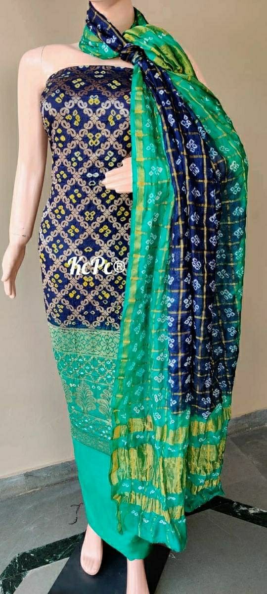 KcPc Banarasi Bandhej Gharchola salwar suit – Priyaz Gallery