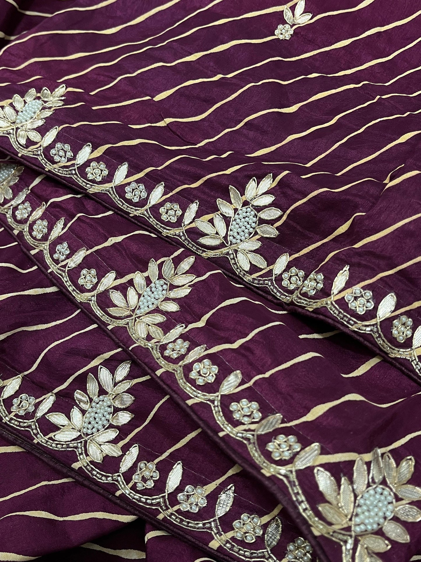 New Dola Silk Gotapatti Jaipuri Handwork Saree with Blouse amt