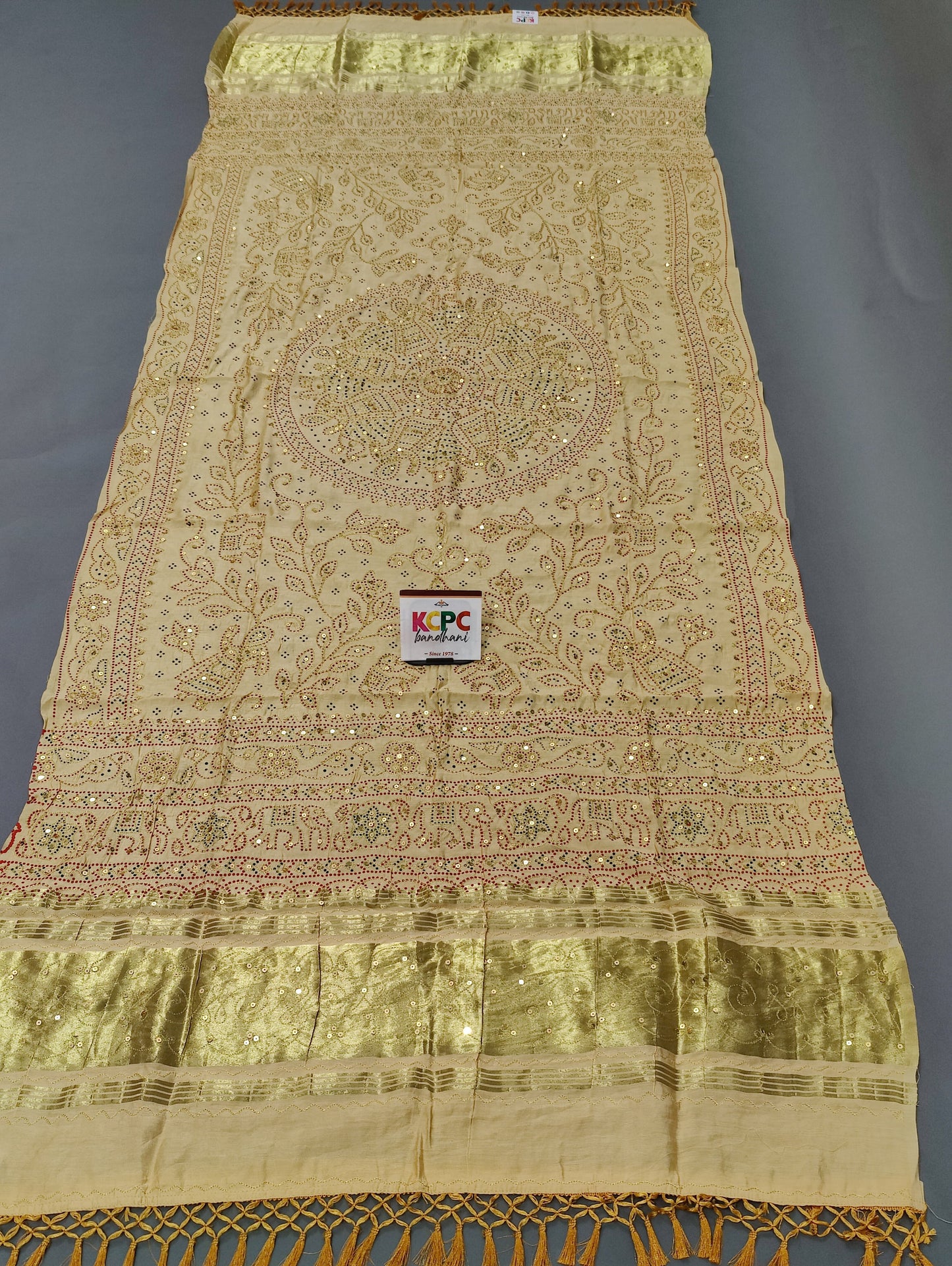 Latest New Rajasthani Traditional Aara Tari Dupatta, KCPC , JTW