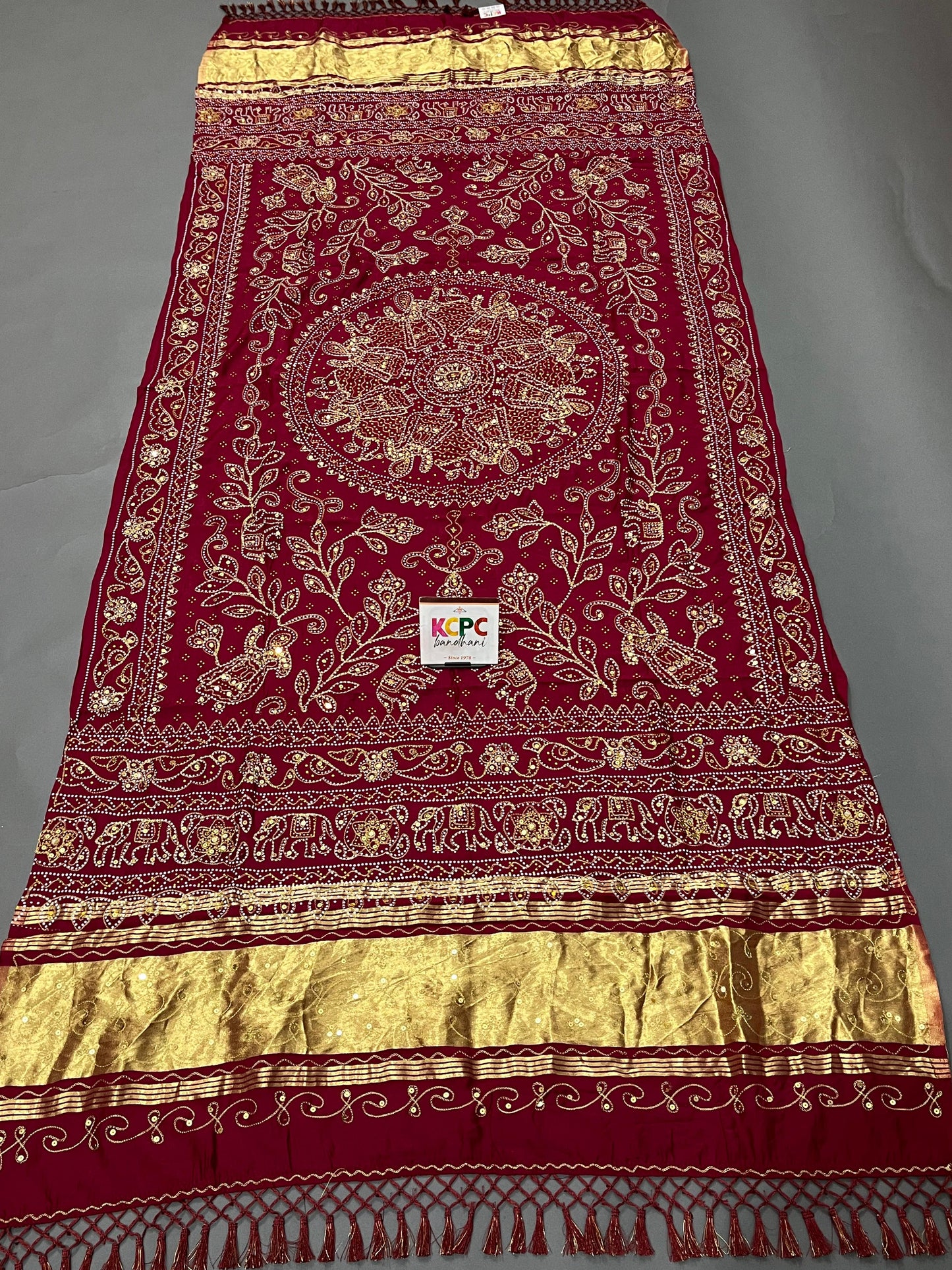Latest New Rajasthani Traditional Aara Tari Dupatta, KCPC , JTW