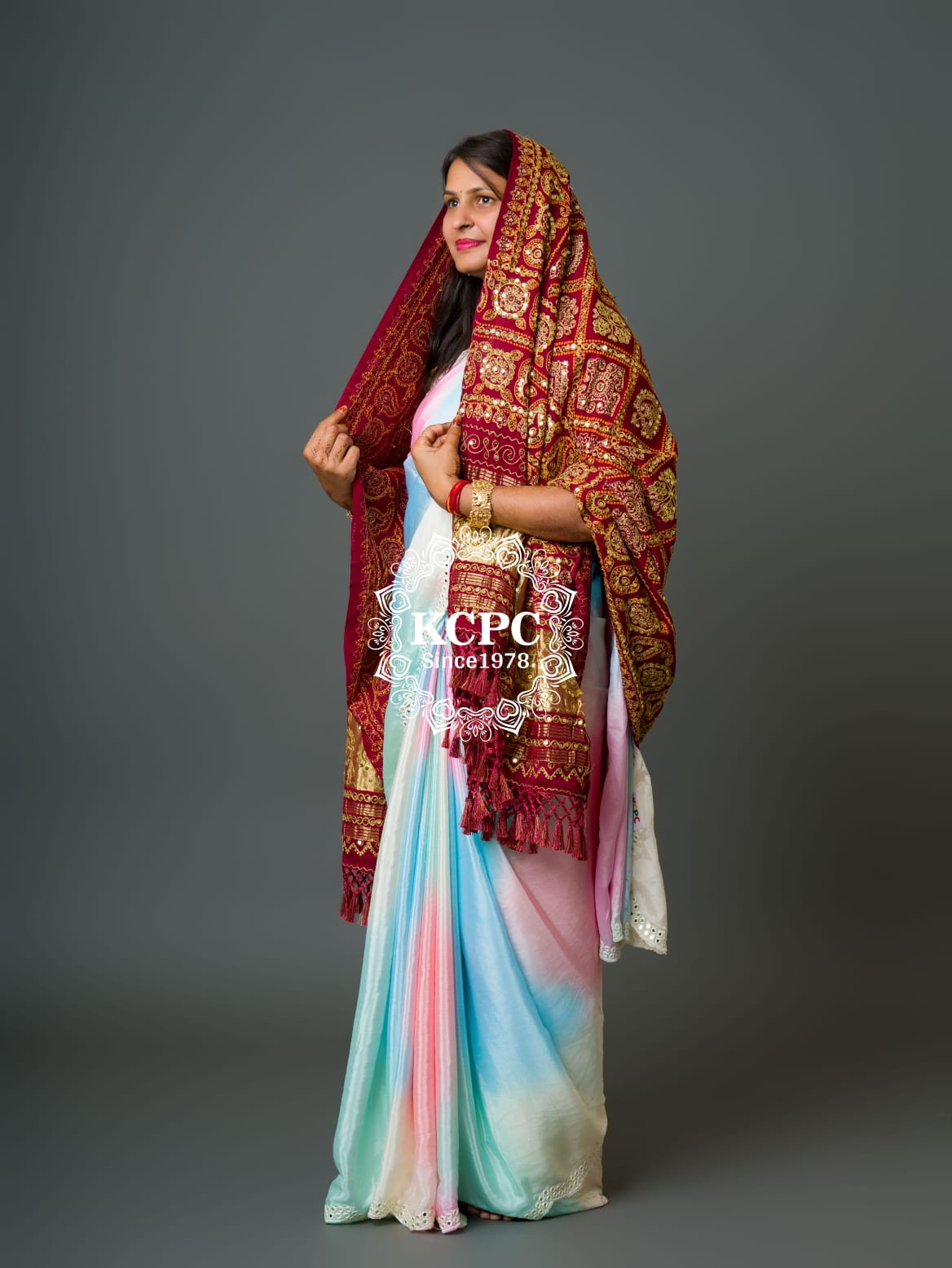 New Designer Vintage Georgette Gotapatti Aaratari Work Party Wear Dupatta