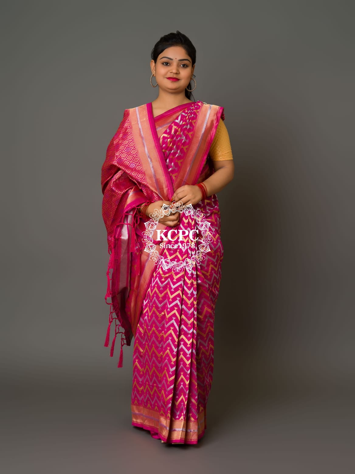 New Launch Banarasi Katan Handloom Saree with blouse