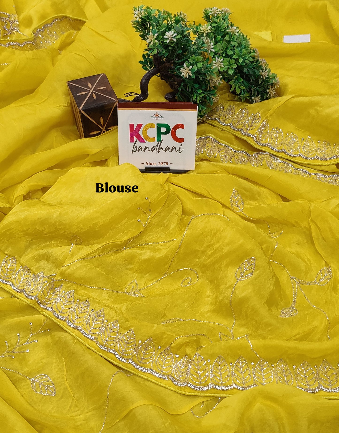 New HO silk Lemon Yellow Ad Diamond Work Heavy Designer Party Wear Jaipuri Saree with blouse,MAD