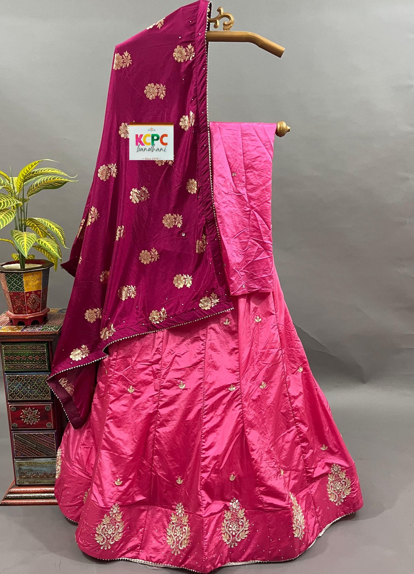 KcPc Launching new Upada silk with katdana gotapatti work lehenga set,ANJ