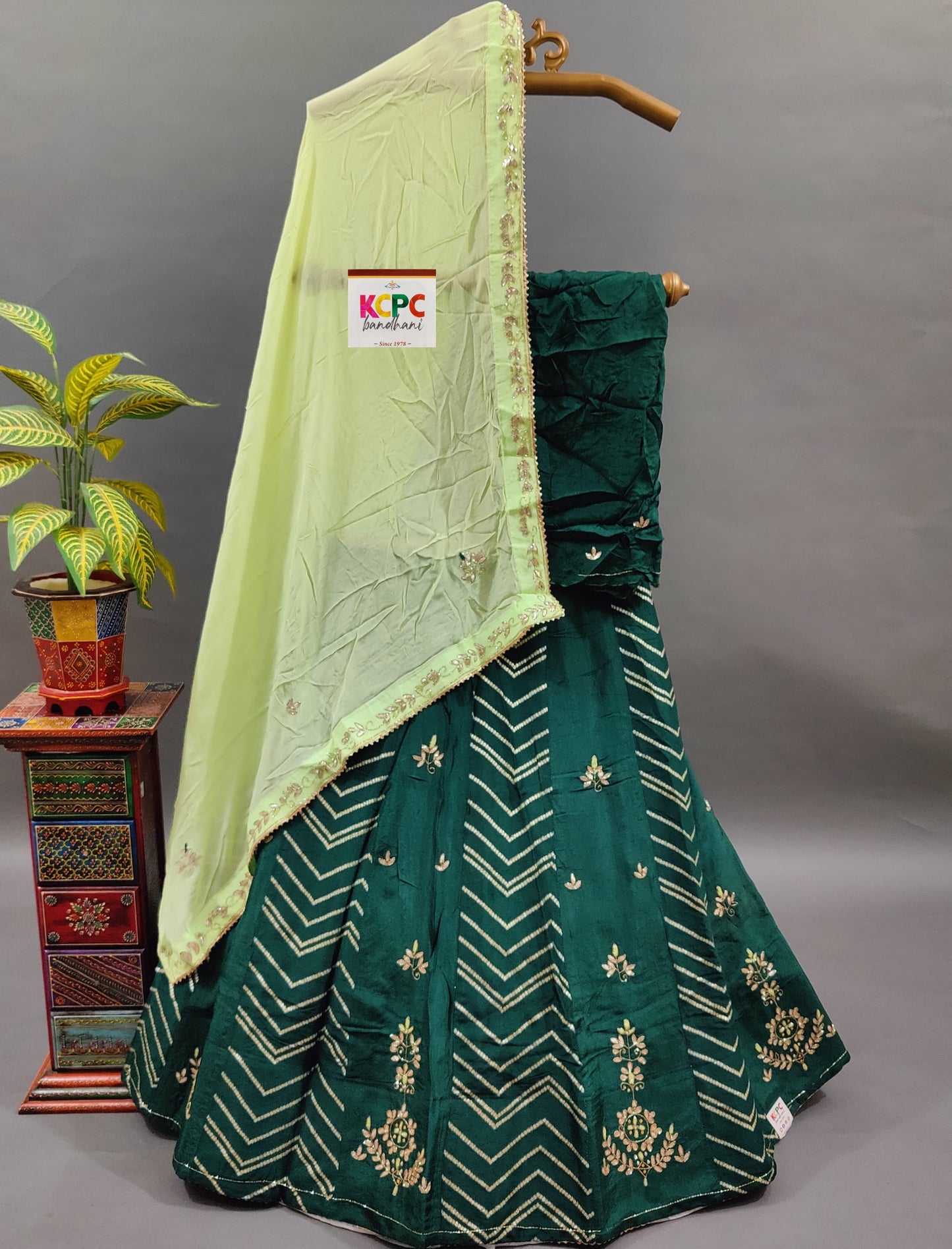 KcPc New Launch Dola silk Gotapatti katdana Handwork designer Lehenga set,Raj