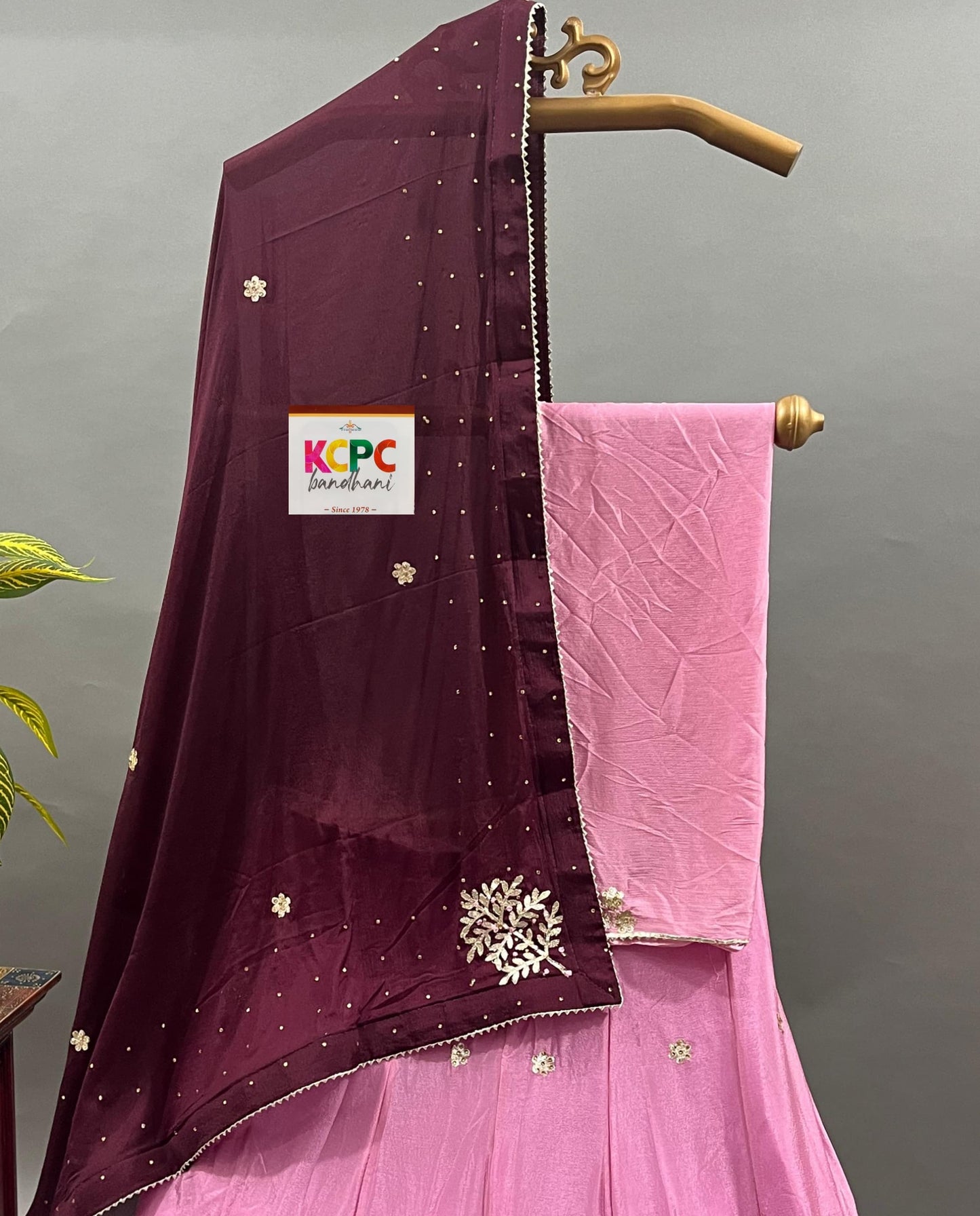 KcPc Exclusive New Upada Chinon with Gotapatti work Lehenga set,RAJ