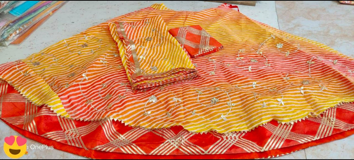 KcPc Jaipuri Special Kota Doria Gota pati Lehenga, KML
