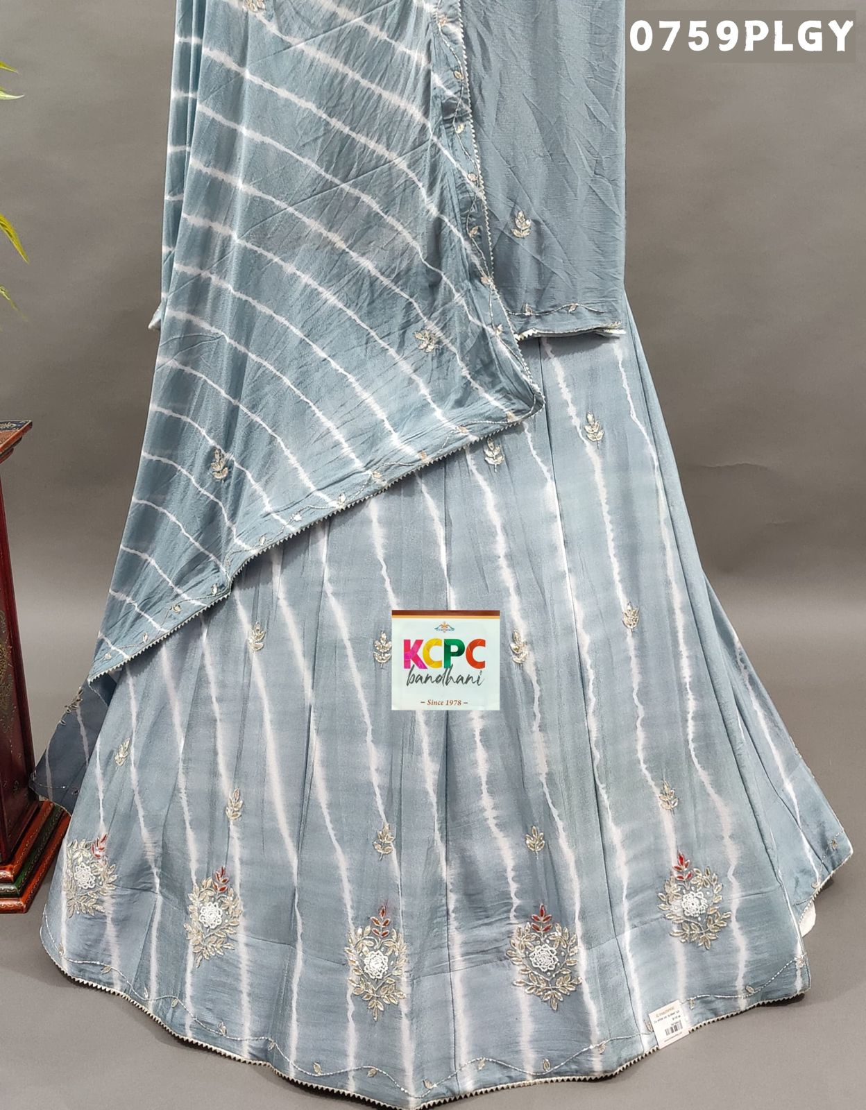 KcPc New Lahariya design Chinon Cutdana Gotapatti work lehenga ,RAJ
