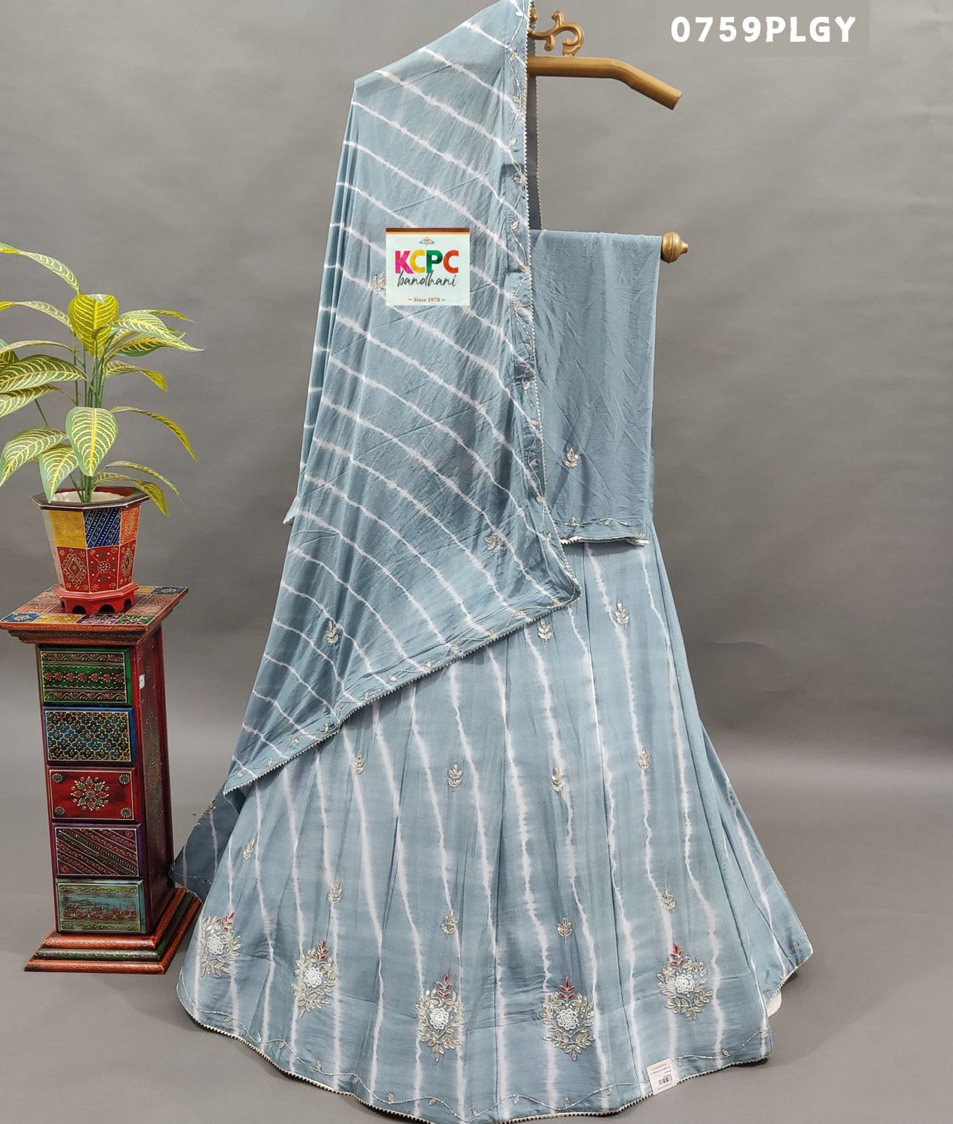 KcPc New Lahariya design Chinon Cutdana Gotapatti work lehenga ,RAJ