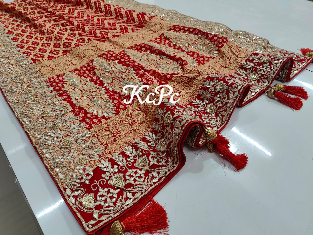 KCPC Border Bridal Dupatta Online