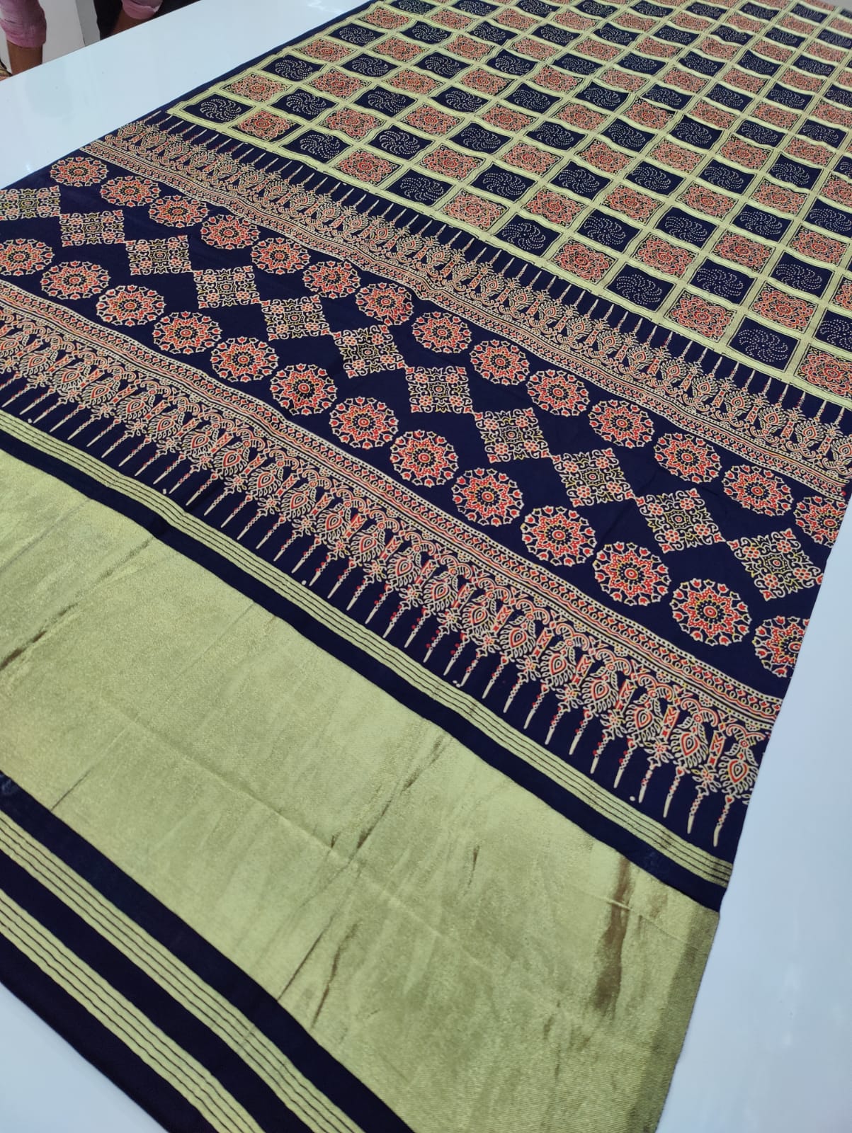 Designer Gaji Silk Saree