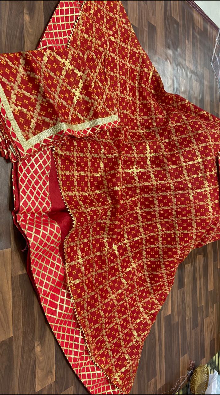 Gharchola Rajasthani Bandhej Kotta Doriya Lehengas Nr Kml Lehenga