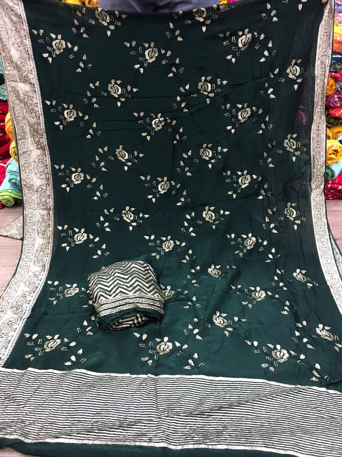 Rusyan silk beautiful Saree
