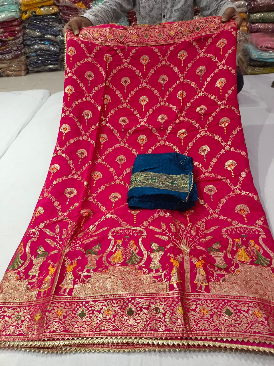Pure Dolla Radian Silk Jari Fabric Saree OR , RTK