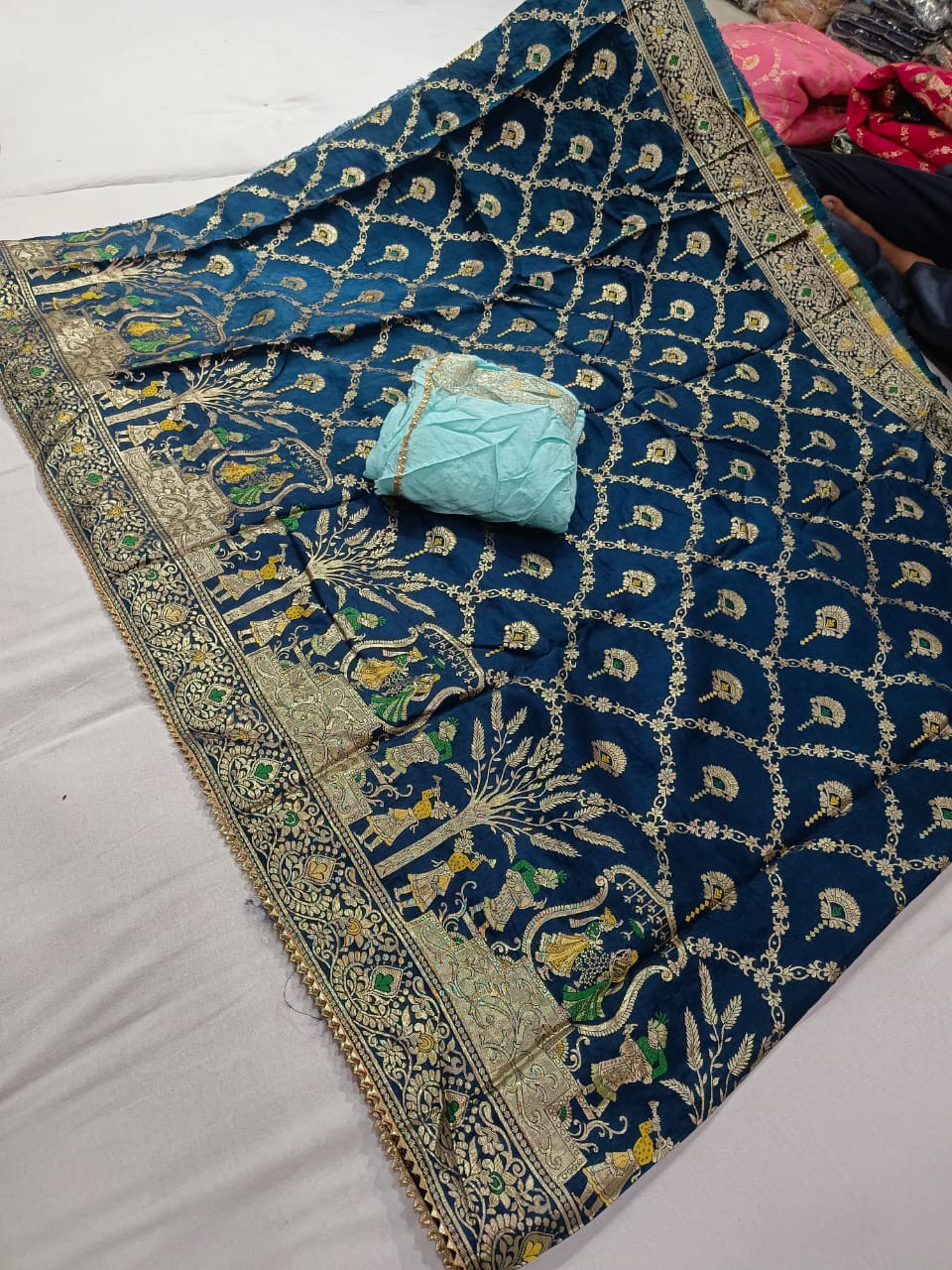 Pure Dolla Radian Silk Jari Fabric Saree OR , RTK