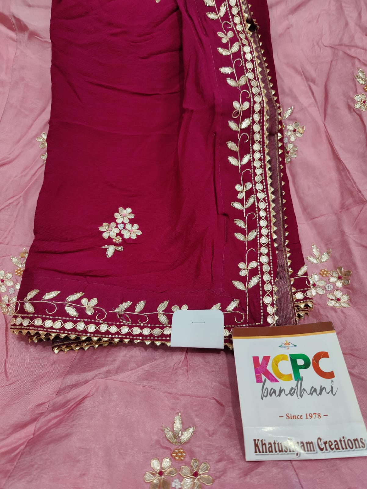 Pure Upada Gotapatti And Zardoji Handwork Lehenga Chunni Set Bit