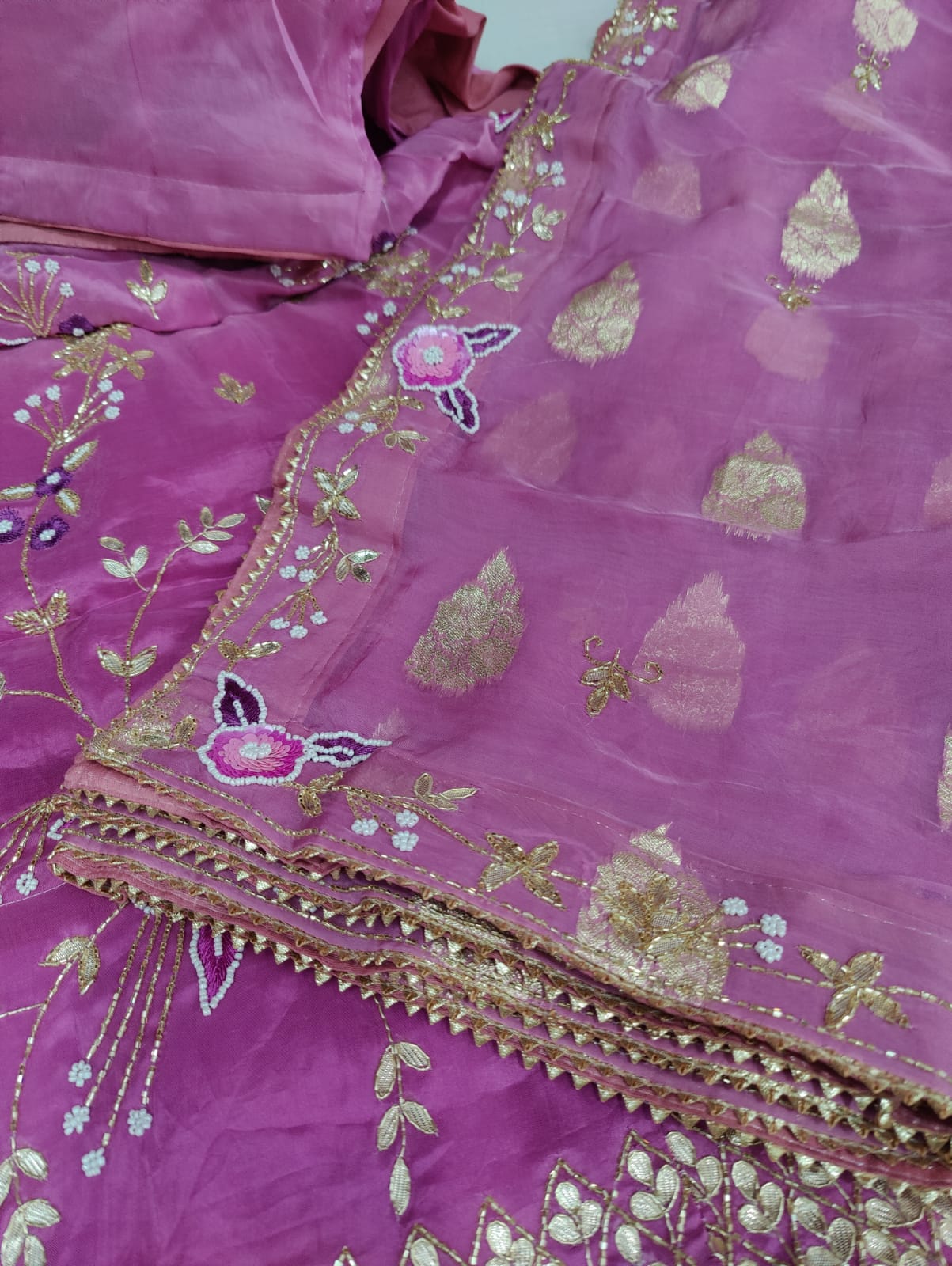 Pestel Color Handwork Sagai Theme Special Jaipuri Lehenga With Zari Buti Dupatta Rtk