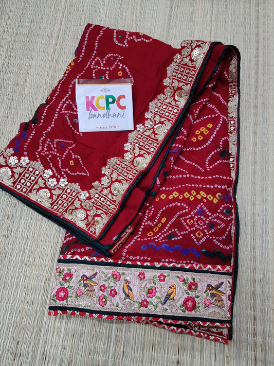 Wedding Chunri Pure Ojariya Marwadi Dupatta For Pooja Traditional Purpose