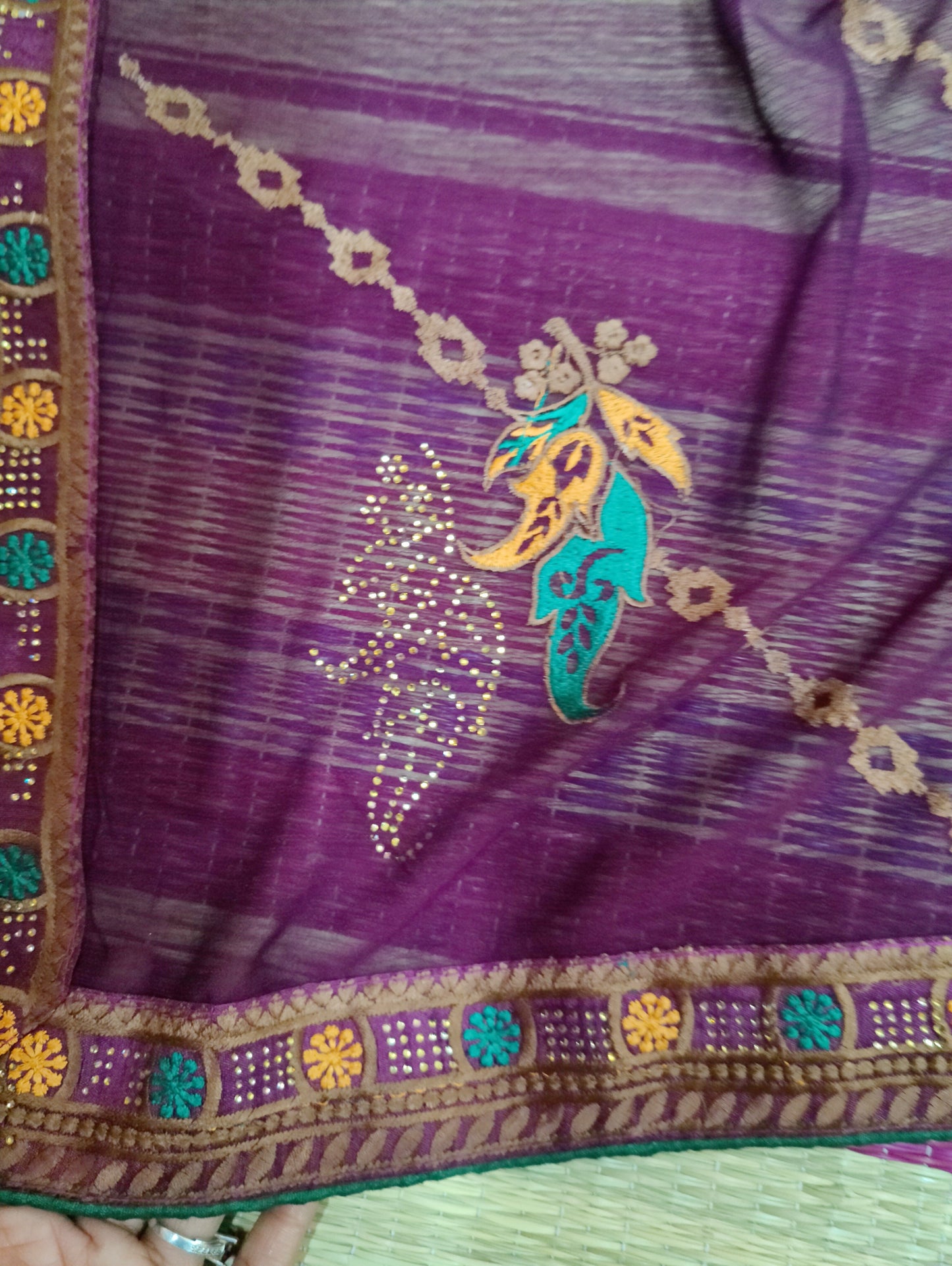 Latest beautiful soft Georgette with heavy work saree