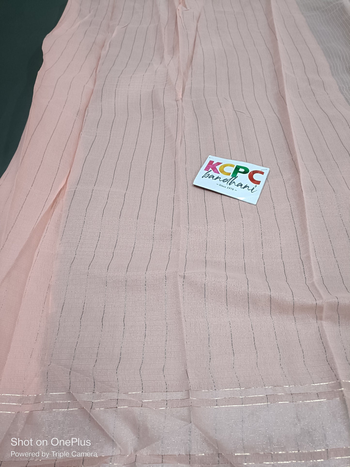 Latest Soft kota doriya fabric with stone work saree