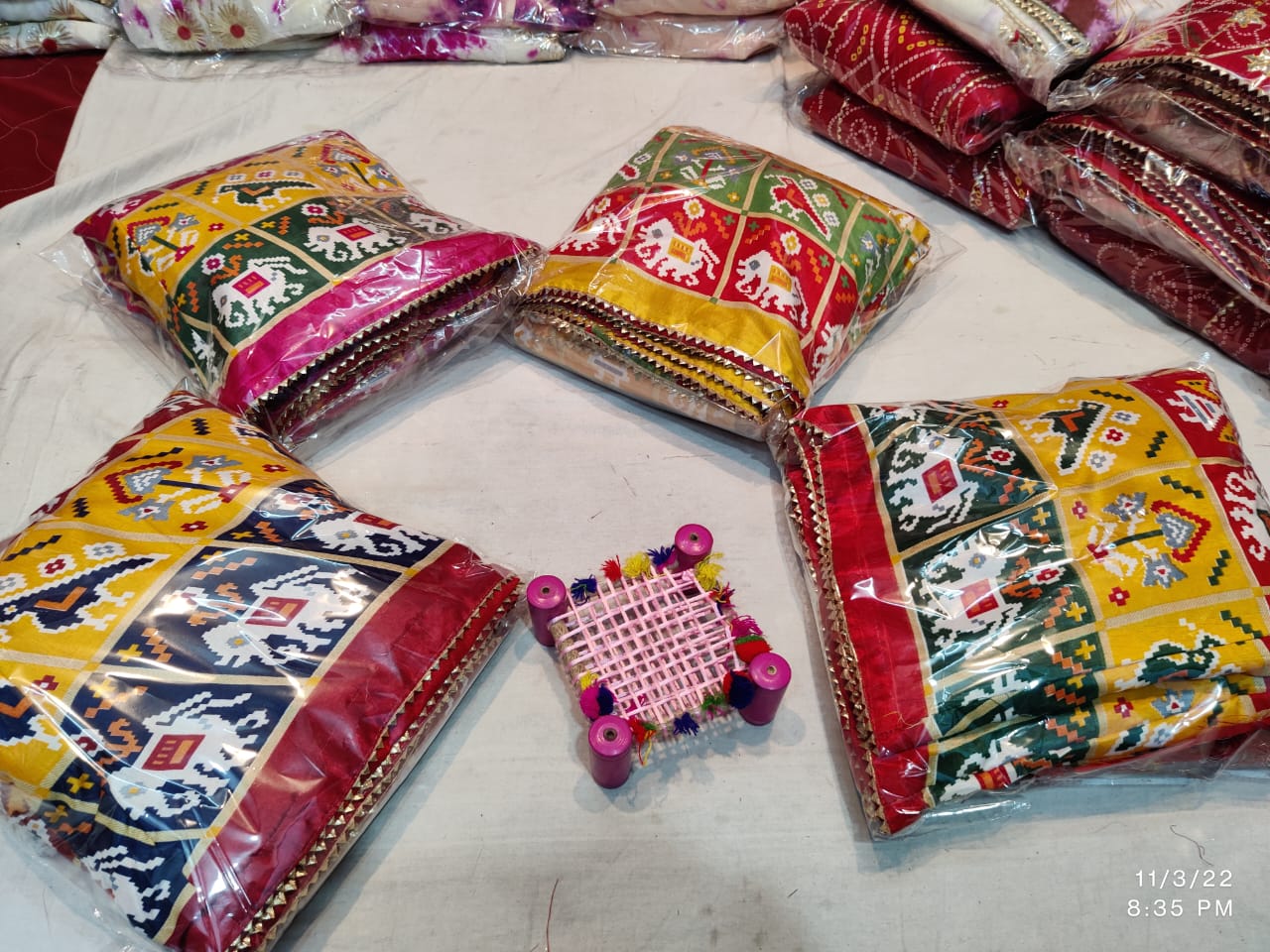 Pure Dola Silk Patola Print Inner Weaving Lehenga Kml Or
