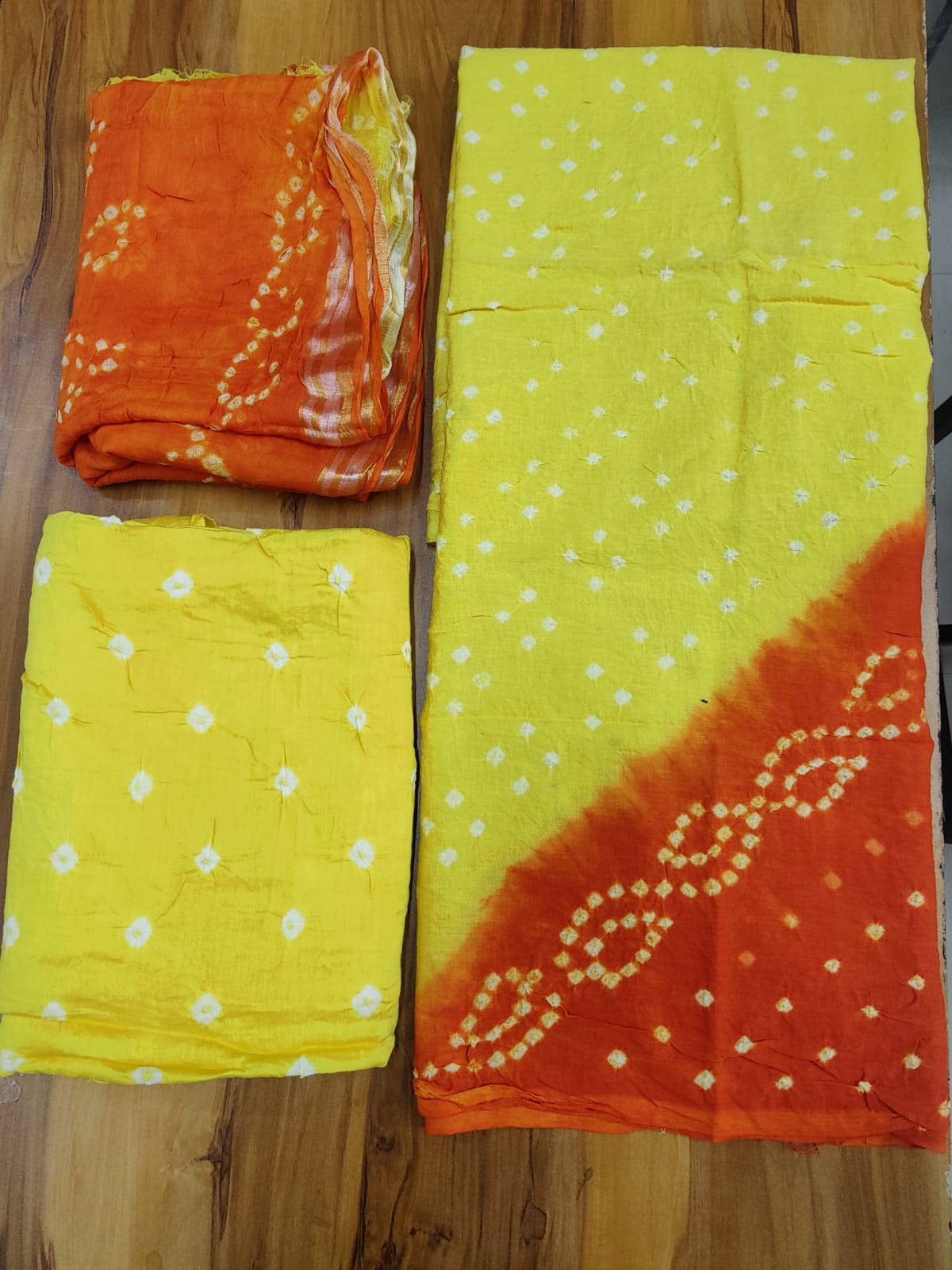 Latest arrival cotton bandhej Salwar suit