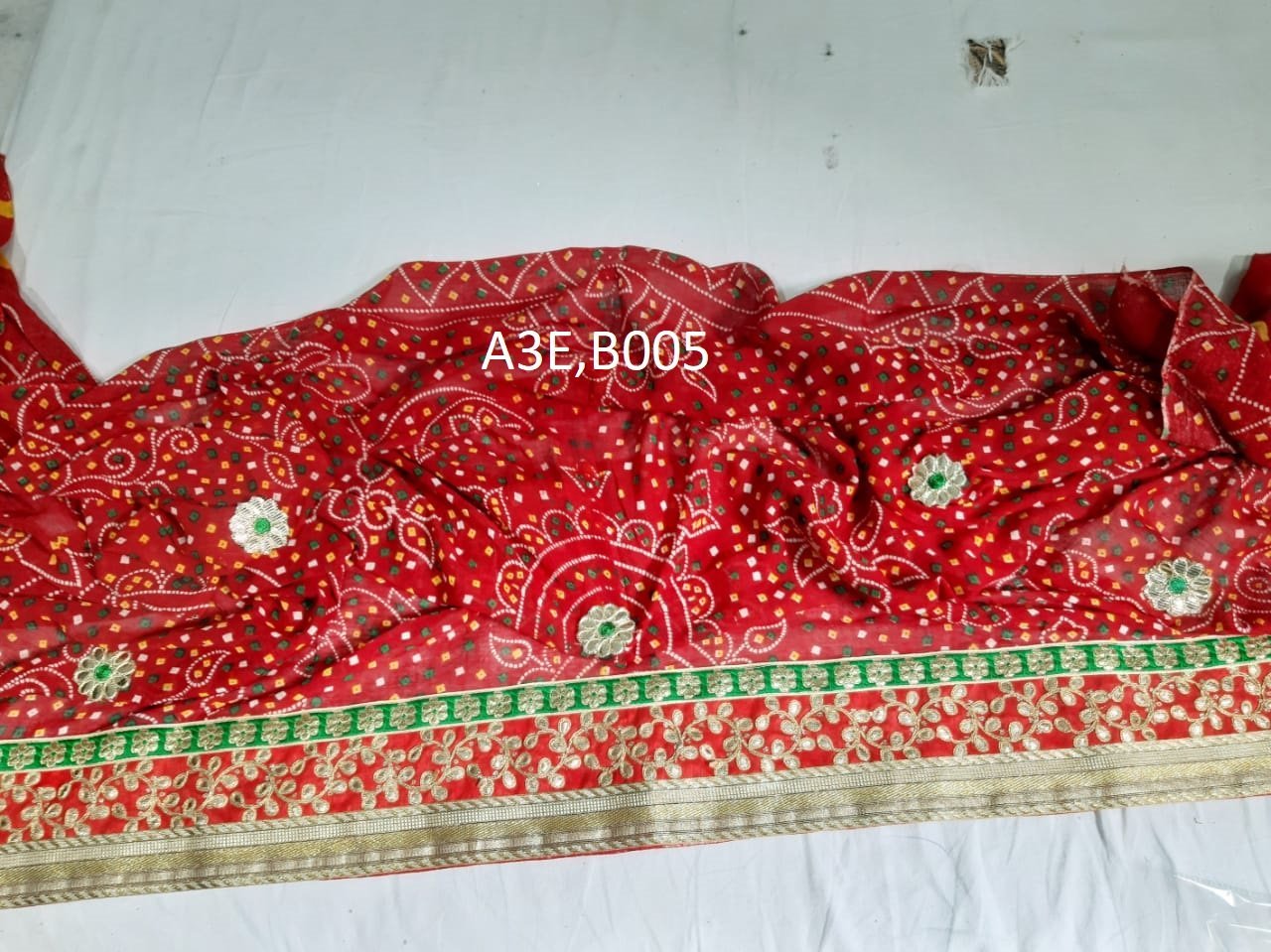 New Beautifull Pure Cotton Open Chunri* - KcPc Bandhani