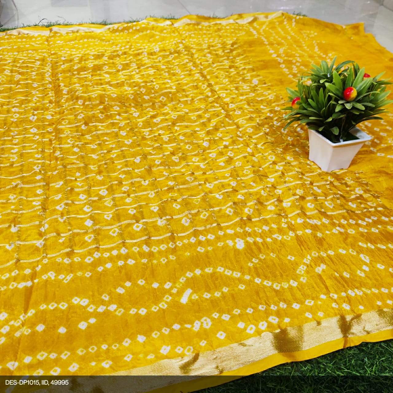 Real Bandhani Silk Gharchola Dupattas* - KcPc Bandhani