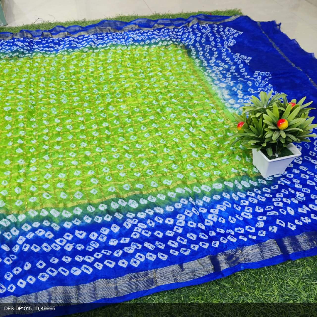 Real Bandhani Silk Gharchola Dupattas* - KcPc Bandhani
