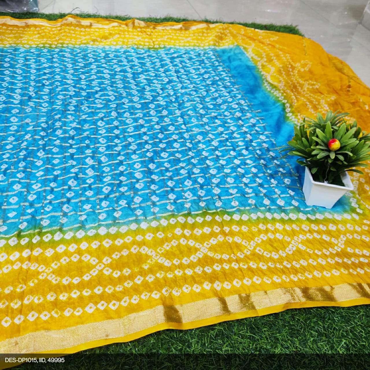 Real Bandhani Silk Gharchola Dupattas* - KcPc Bandhani