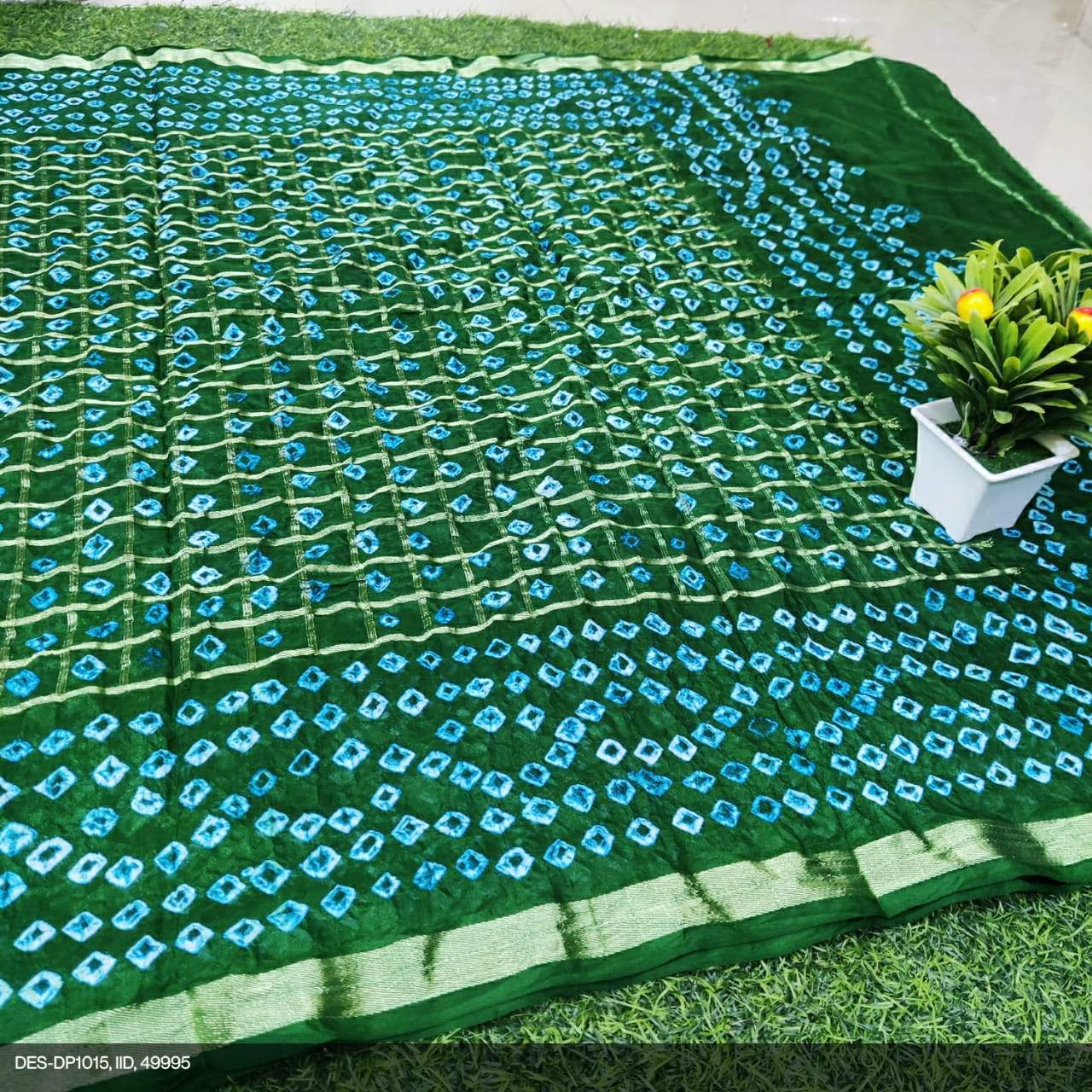 Real Bandhani Silk Gharchola Dupattas* - KcPc Bandhani