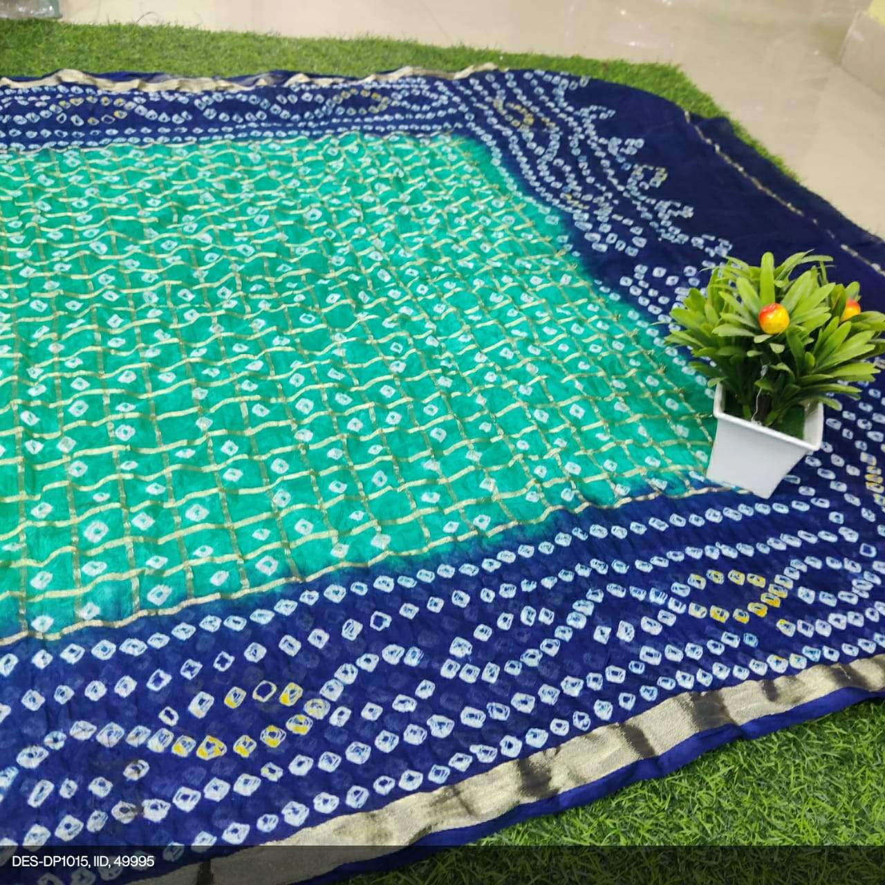 Real Bandhani Silk Gharchola Dupattas* - KcPc Bandhani