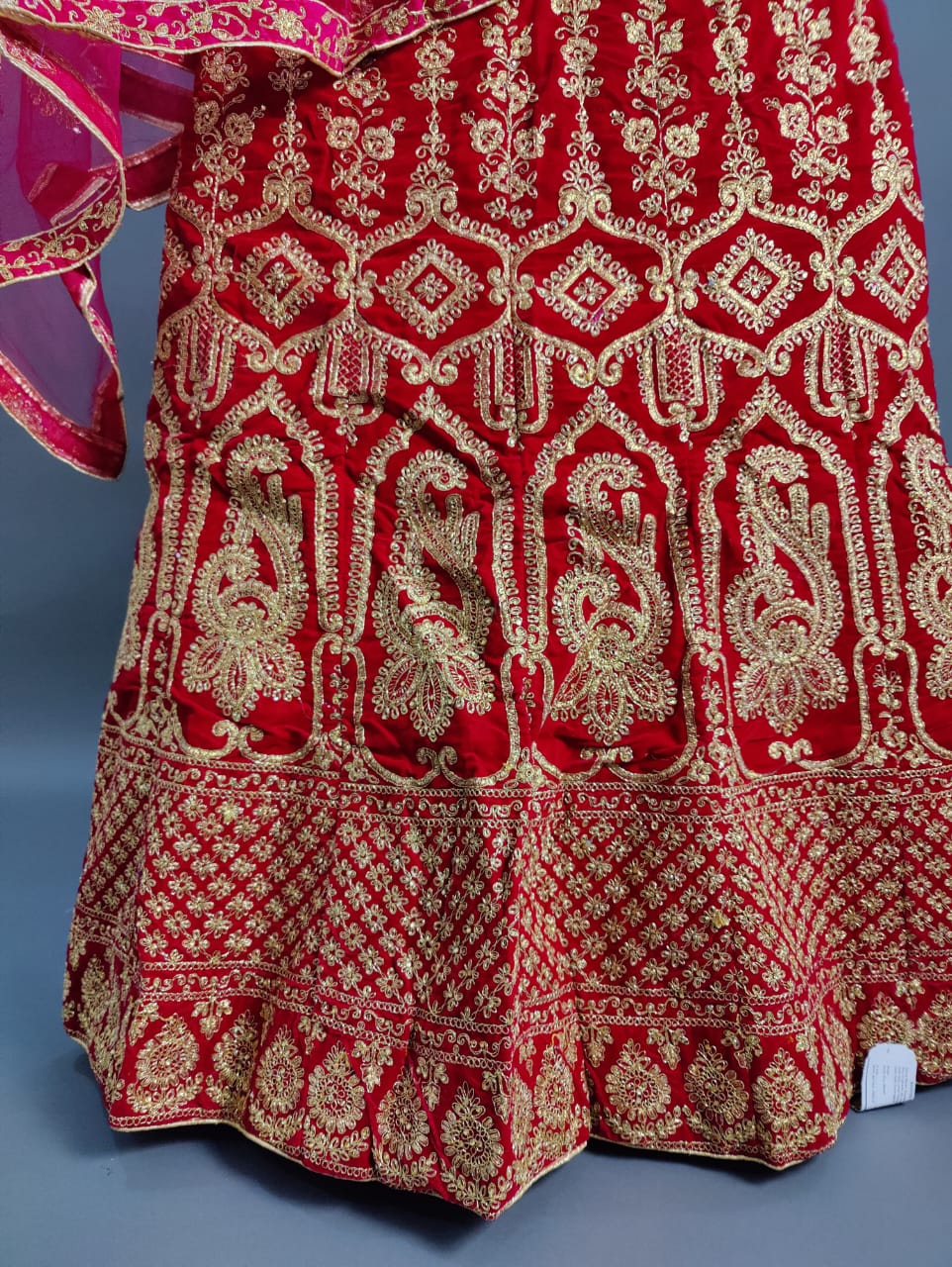 KCPC Designer Bridal Handwork Lehenga Chunni Set Bari Bes