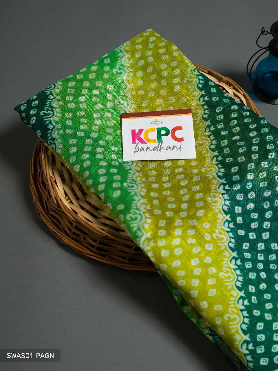 Sawan Special Pure Bandhani Cum Leheriya Cotton Silk Fabric Saree Kcpc Nr Saree