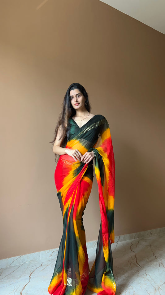 Royal rajputi saree 😍