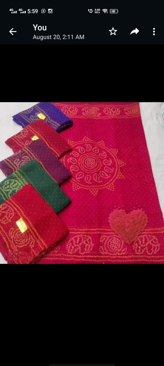 Rajwadi georgette saree