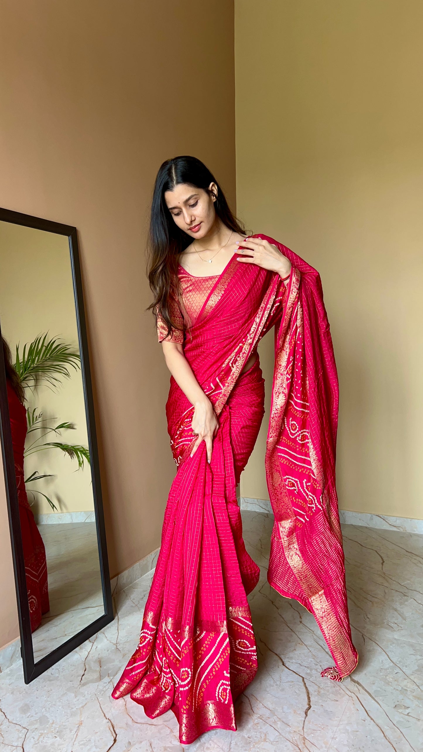 Jaipuri gaji silk saree