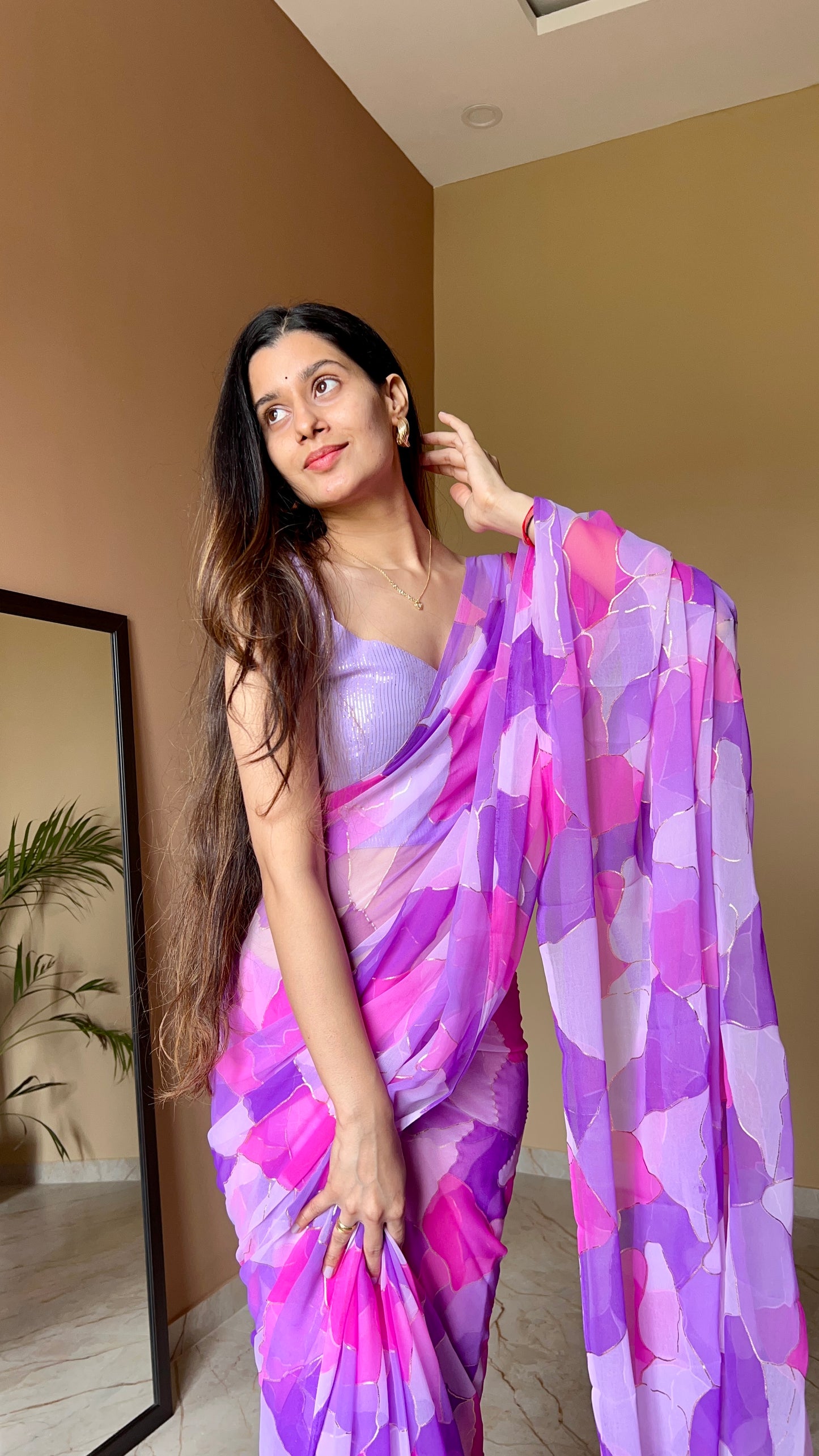 Royal Georgette fabric saree