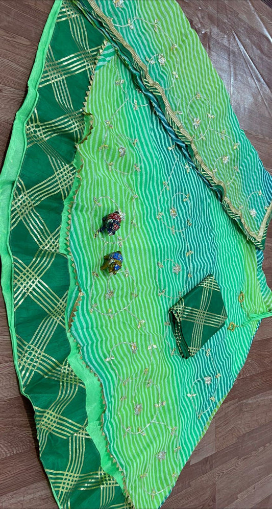 KcPc Jaipuri Kota Doria Gota pati Lehenga, KML