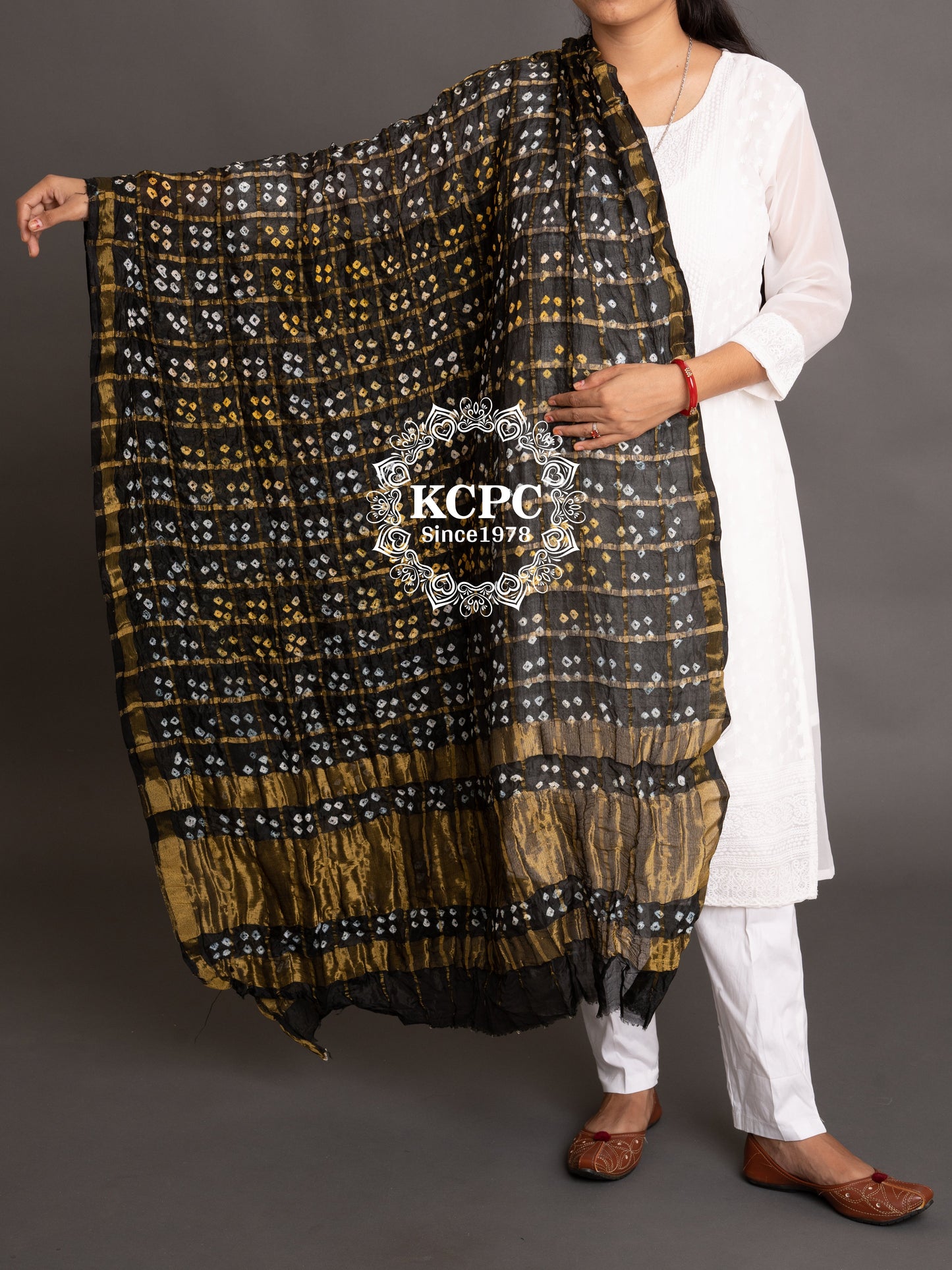 Ghatchola Bandhej Silk Dupattas Or Kc Dupatta