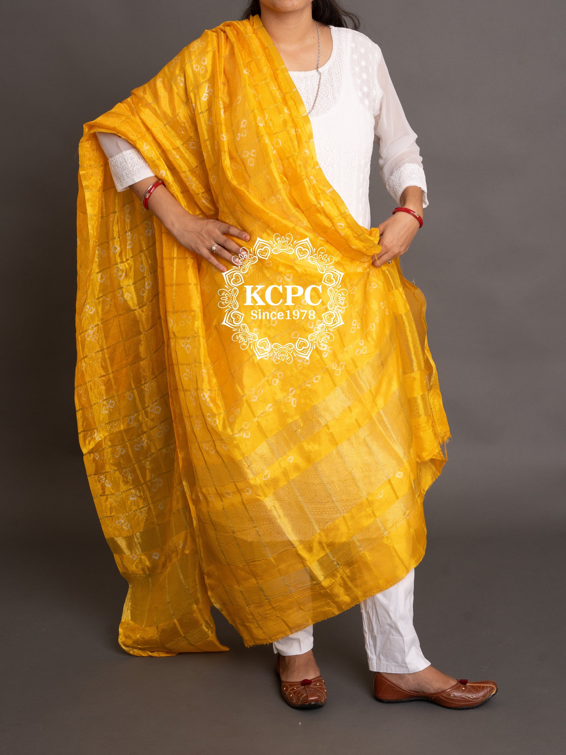 Ghatchola Bandhej Silk Dupattas Or Kc Dupatta