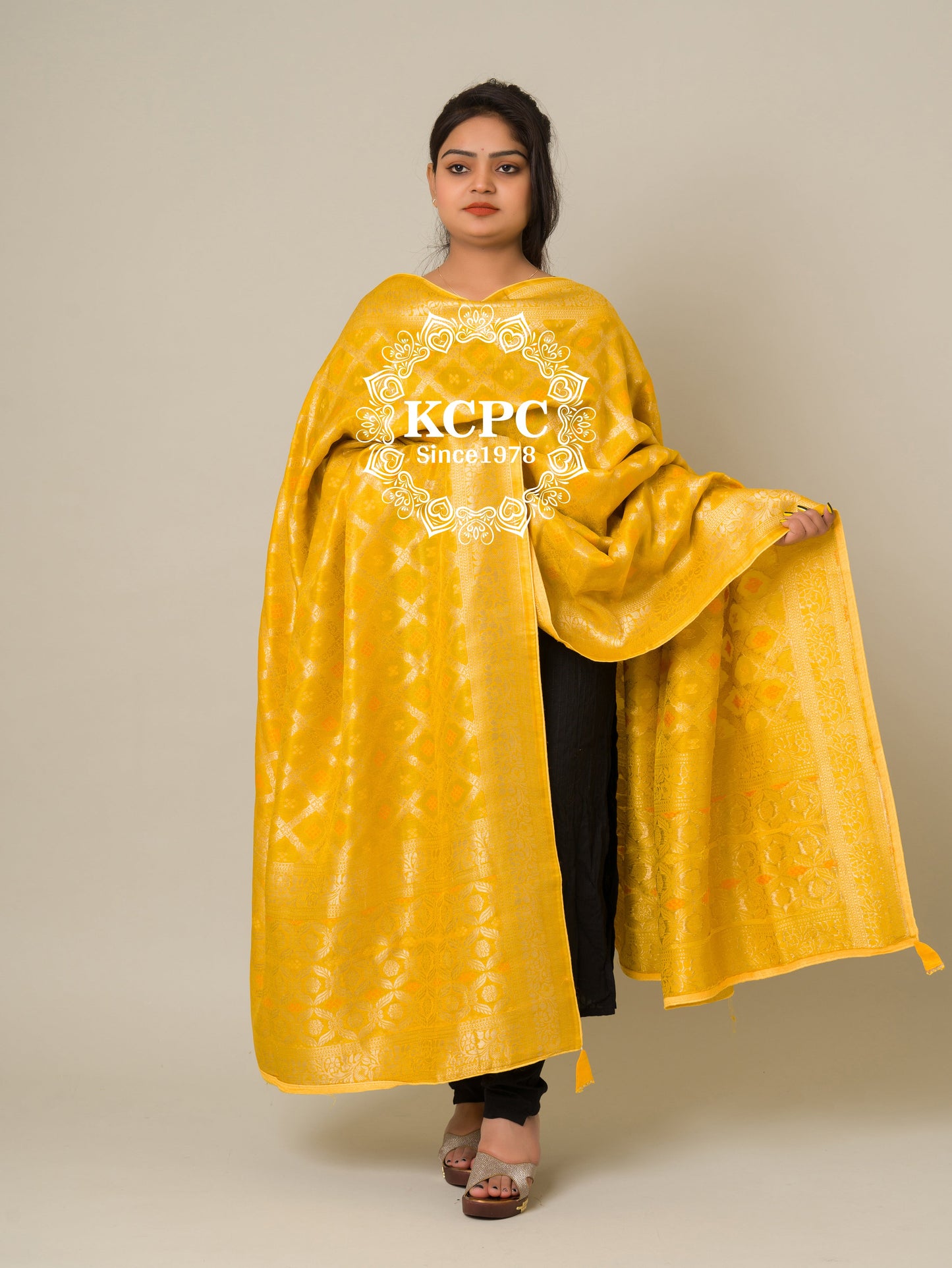 Pure upada banarasi bandhej ghatchola dupatta, KCPC, OR