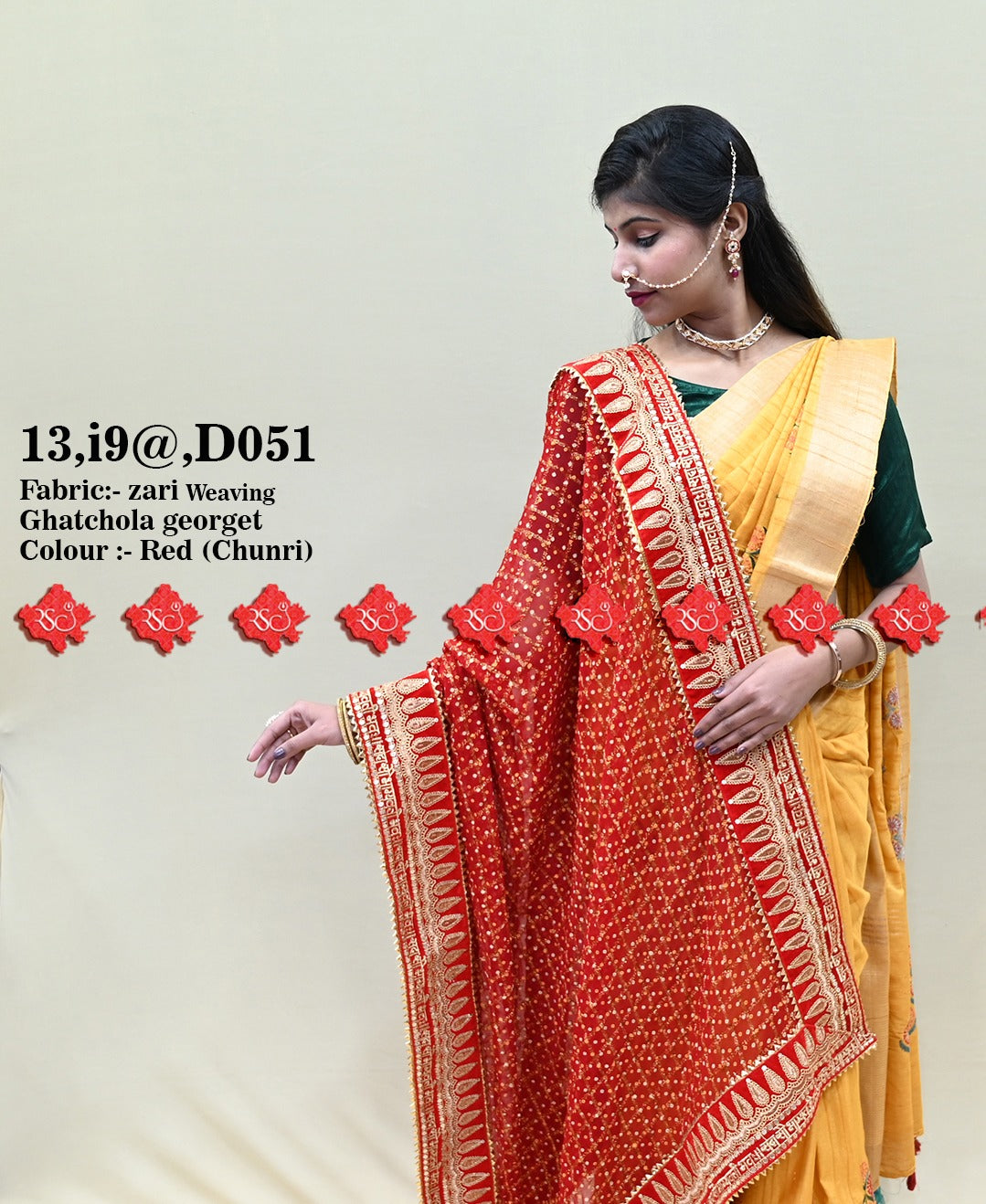 Designer Ghatchola Georgat Duppata Dupatta