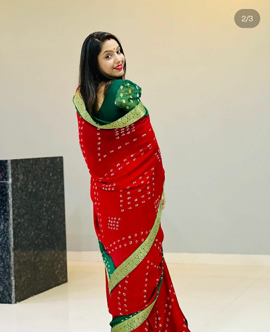 original pure cotton bandhani sarees