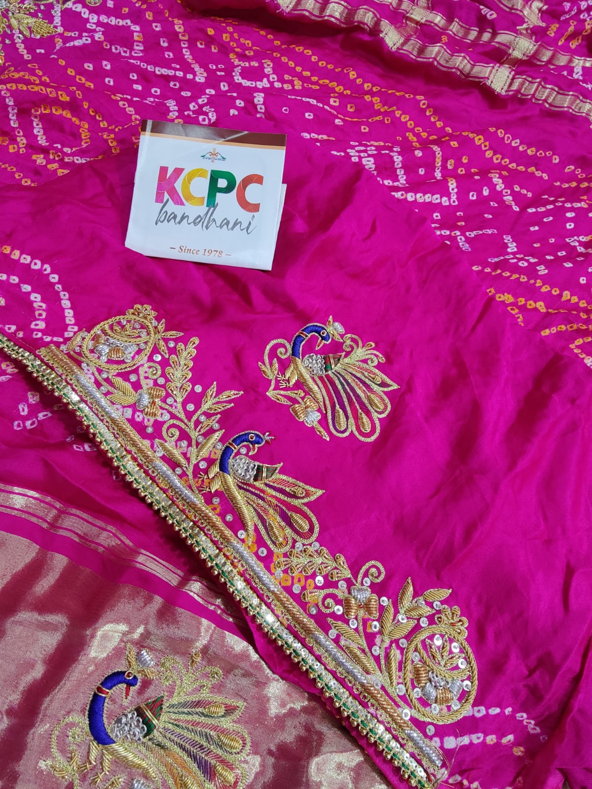 Pure Gaji Silk Ghatchola Beautiful Party Wear Saree Kcpc Nr