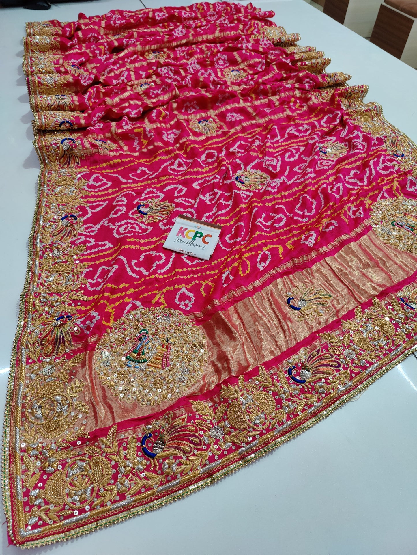 Pure Gaji Silk Ghatchola Beautiful Party Wear Saree Kcpc Nr Gajari